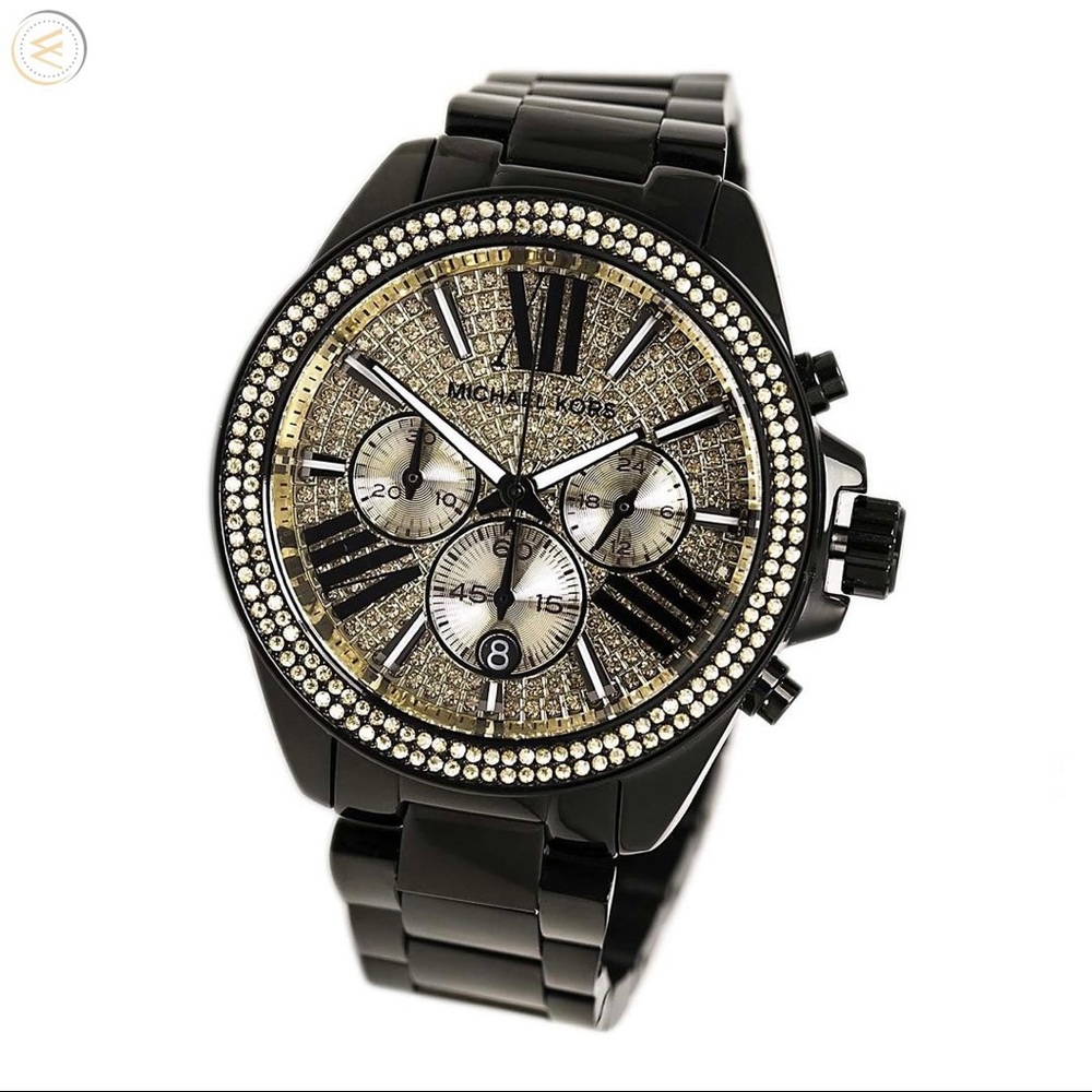 Black & Gold Michael Kors watch